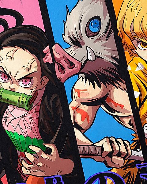 style3 T-Shirt Demon Friends anime japan manga demon slayer günstig online kaufen