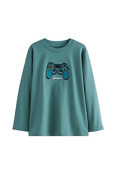 Next Langarmshirt Langärmeliges Grafik-T-Shirt (1-tlg) günstig online kaufen