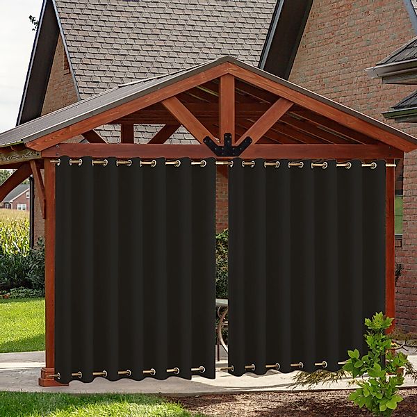 Sunicol Scheibengardine Wasserdicht Vorhang, Outdoor Gardinen günstig online kaufen