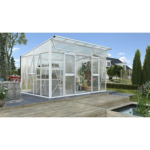Vitavia Gewächshaus Aphrodite 11500 Weiß 11,5 m² günstig online kaufen
