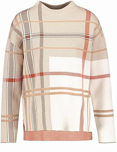 GERRY WEBER Sweatshirt Pullover mit abstraktem Karo günstig online kaufen
