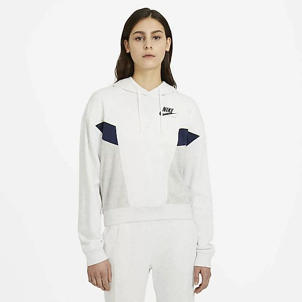 Nike Sportswear Heritage Kapuzenpullover XS Birch Heather / Grey Heather / günstig online kaufen