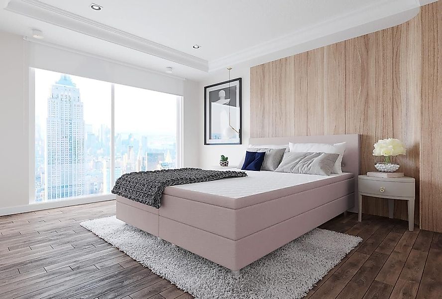 Best for Home Boxspringbett Neo Sawana Bonellfederkernmatratze mit 7 cm Top günstig online kaufen
