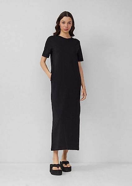 QS Maxikleid Langes Jerseykleid aus Baumwolle günstig online kaufen