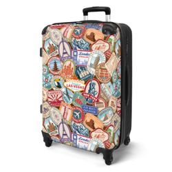 NoBoringSuitcases.com© Hartschalen-Trolley Reisen - Muster - günstig online kaufen