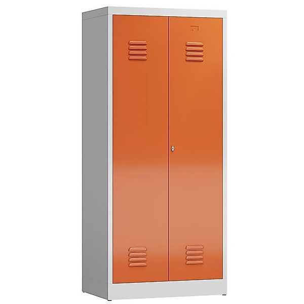 Steelboxx Spind ClassiX Garderobenschrank, 2 Abteile mittig schließend, 180 günstig online kaufen