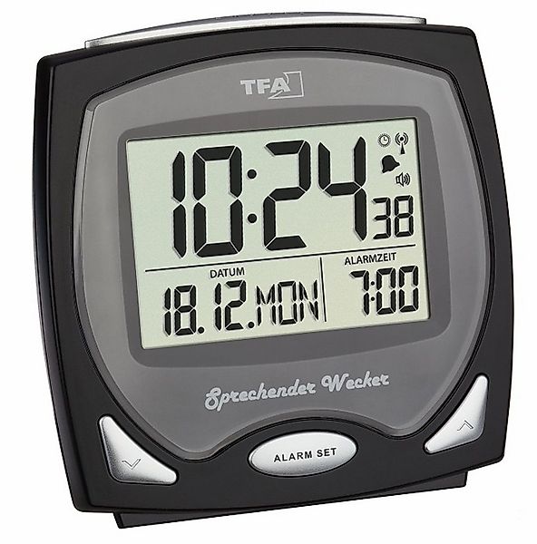 TFA Dostmann Funkwecker Sprechender Wecker TFA 60.2541.01 Sprache Deutsch günstig online kaufen