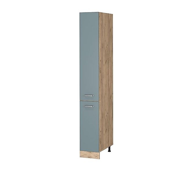 Vicco Apothekerschrank R-Line Medizinschrank für die Küche Blau-Grau/Goldkr günstig online kaufen