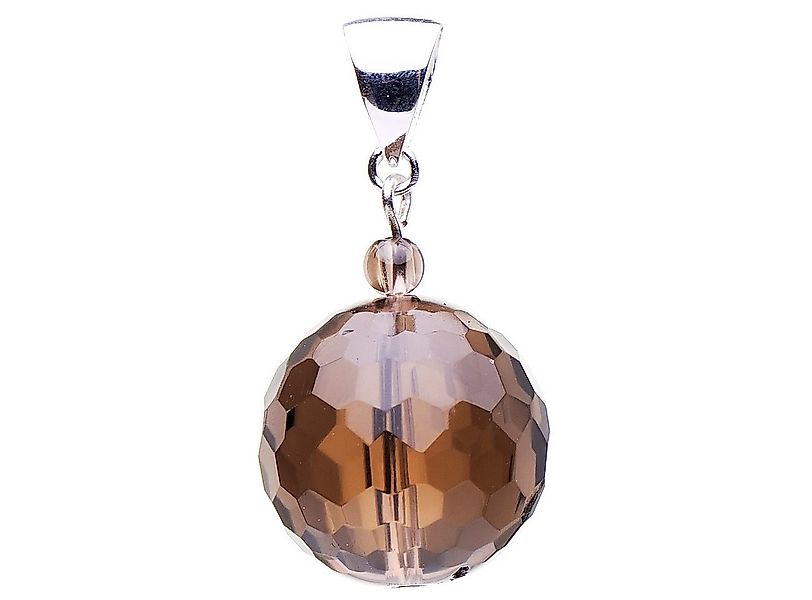 Schmuck Krone Kettenanhänger Anhänger aus Rauchquarz & 925 Silber, Silber 9 günstig online kaufen