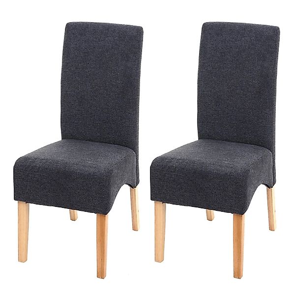 CHEFGASTRO Esszimmerstuhl 2er-Set Gepolstert 100x44x56cm Sitzhöhe 48cm Stof günstig online kaufen