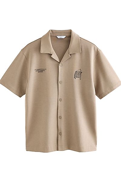 Next Kurzarmhemd Jersey-Hemd mit Grafikprint (1-tlg) günstig online kaufen