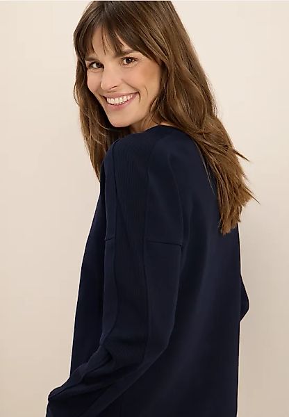 Shirt mit Rippstreifen günstig online kaufen