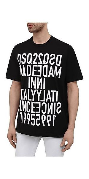 Dsquared2 Print-Shirt Dsquared2 Slogan T-Shirt Schwarz Herren XL günstig online kaufen