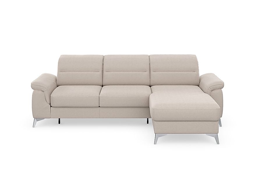 sit&more Ecksofa »Sinatra L-Form« mit Recamiere, optinal mit Kopfteilverste günstig online kaufen