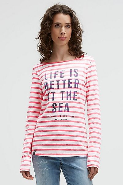 SOCCX Rundhalsshirt mit U-Boot-Ausschnitt günstig online kaufen