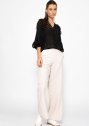 SASSYCLASSY Langarmbluse Langarm Chiffon Bluse Damen günstig online kaufen