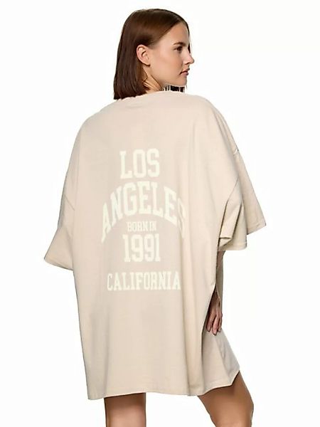 Worldclassca T-Shirt Worldclassca Oversized Print LA LOS ANGELES T-Shirt la günstig online kaufen
