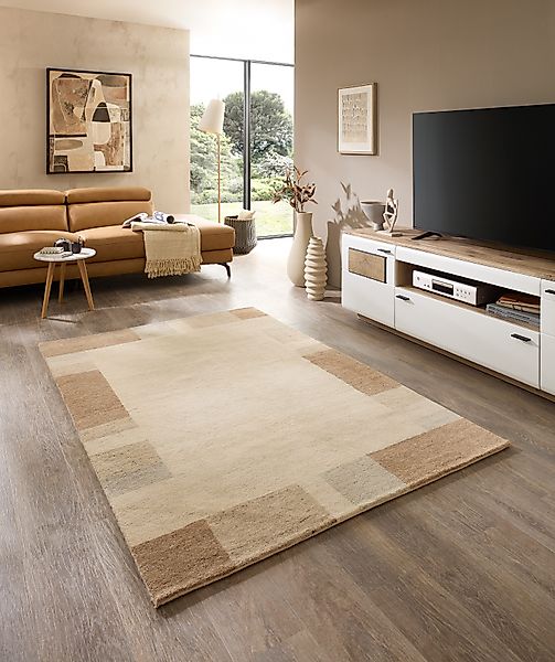 Natur Pur Wollteppich Terra, warme Farben, günstig online kaufen