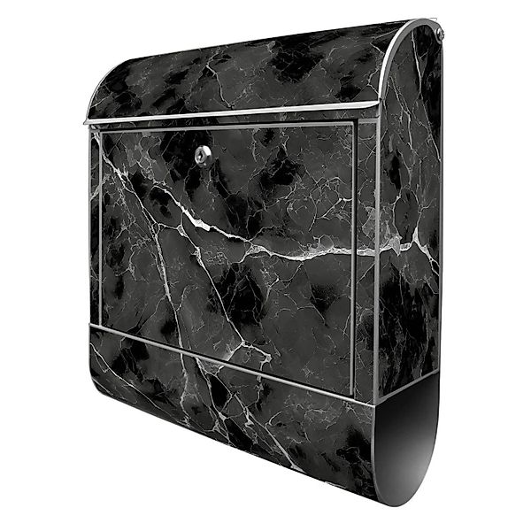 Banjado Design Briefkasten Silber Pulverbeschichtet 39x47x14cm 2 Schlüssel günstig online kaufen