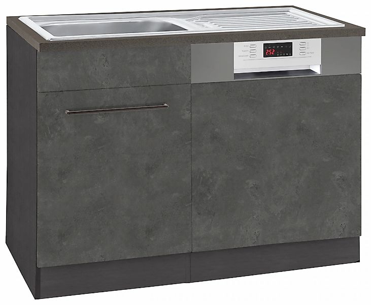 KOCHSTATION Spülenschrank "KS-Tulsa" 110 cm breit, inkl. Tür/Sockel für Ein günstig online kaufen