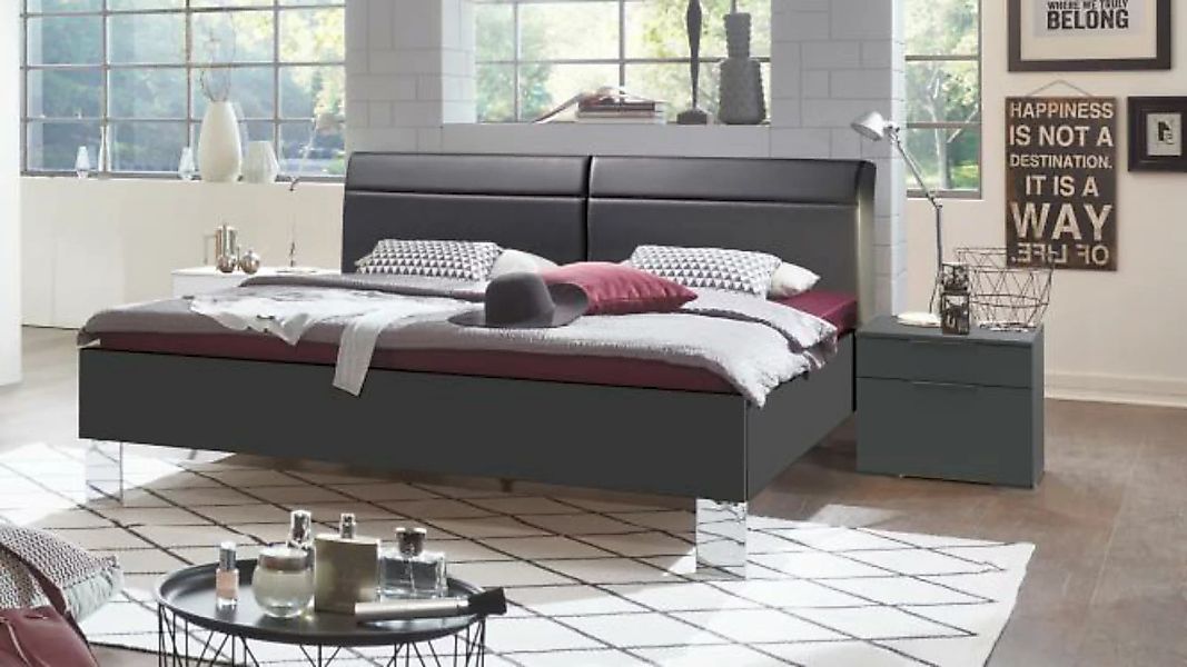 Bett 120x200 höhenverstellbar LEVELBEDS A von WIMEX Grau günstig online kaufen