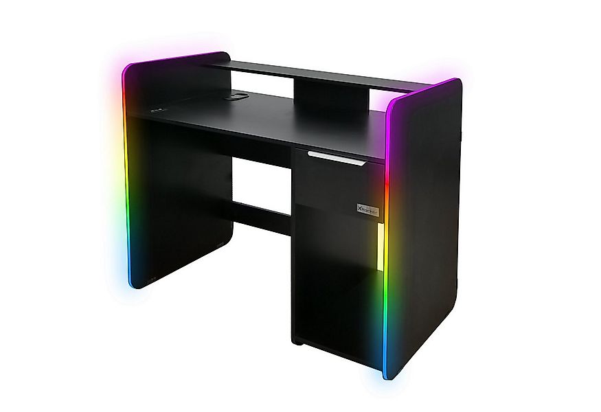 X Rocker Gamingtisch Electra Gaming Schreibtisch mit RGB-Beleuchtung & Wire günstig online kaufen