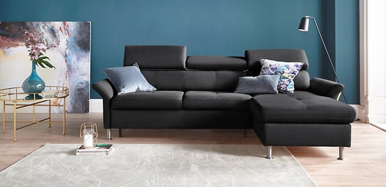 exxpo - sofa fashion Ecksofa »Maretto, bequem & komfortabel, bodenfrei, Bre günstig online kaufen