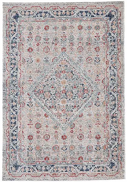 carpetfine Teppich »Noah_3«, rechteckig, 3 mm Höhe, Orient Vintage Look, Wo günstig online kaufen