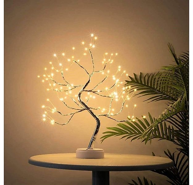 MUPOO LED Baum Künstlicher LED Bonsai Tischleuchte Dekolicht, USB-/Batterie günstig online kaufen