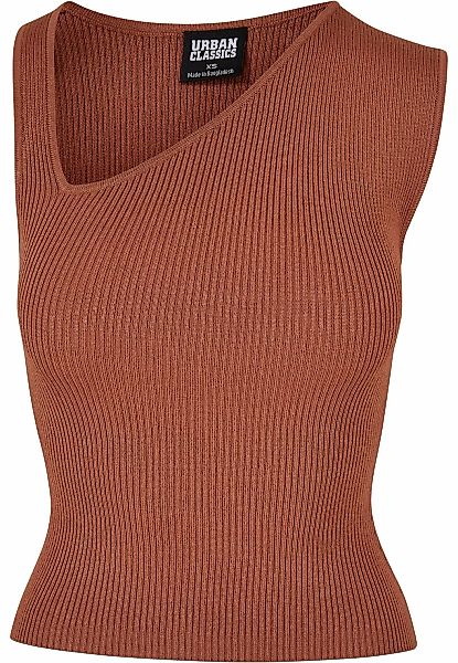 URBAN CLASSICS T-Shirt "Urban Classics Damen Ladies Rib Knit Asymmetric Top günstig online kaufen