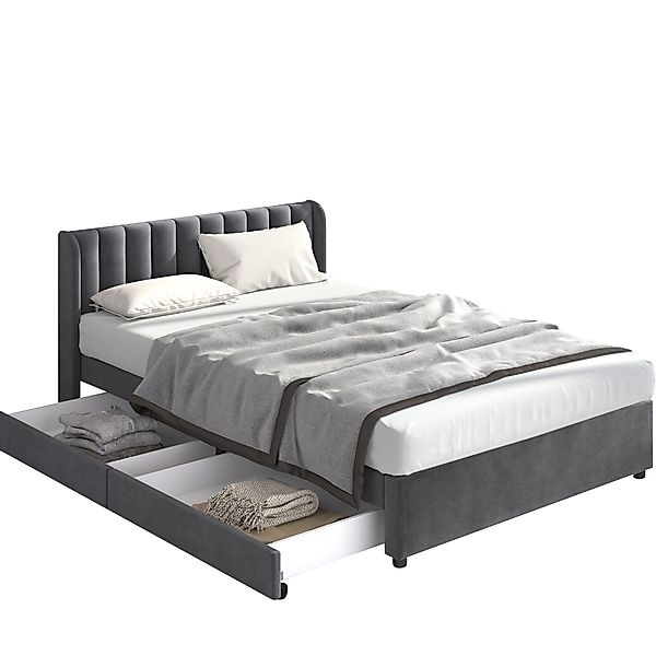 REDOM Polsterbett Doppelbett Stauraumbett Bett mit günstig online kaufen