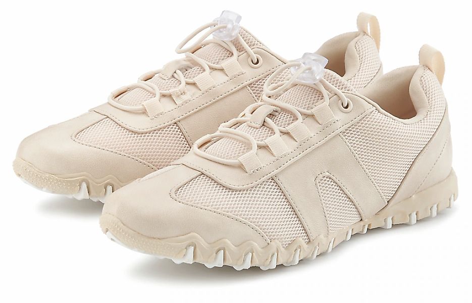 Vivance Sneaker, Freizeitschuh, Halbschuh mit elastischen Schnürbändern VEG günstig online kaufen