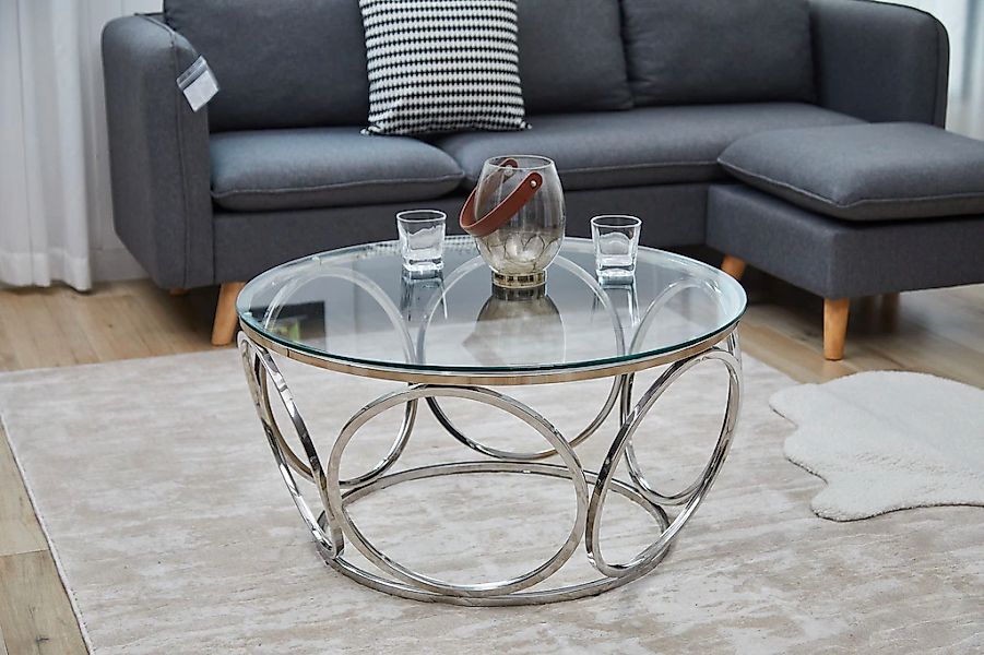 SalesFever Couchtisch "Couchtisch im eleganten Stil" mit Design-Gestell aus günstig online kaufen