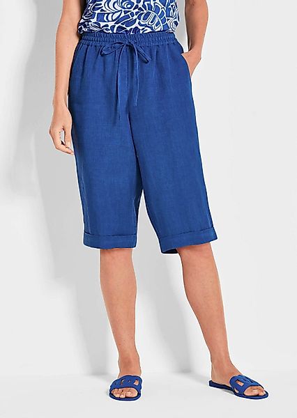 GOLDNER Schlupfhose Leinen-Bermuda CARLA günstig online kaufen