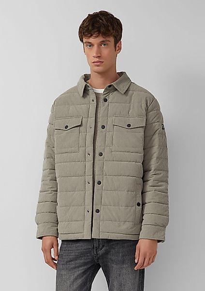 s.Oliver Funktionsjacke Outdoor-Jacke Gestepptes Cord-Overshirt mit günstig online kaufen