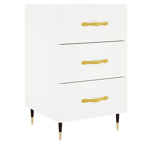 vidaXL Nachttisch Nachttisch Weiß 40x40x66 cm Holzwerkstoff (1-St) günstig online kaufen
