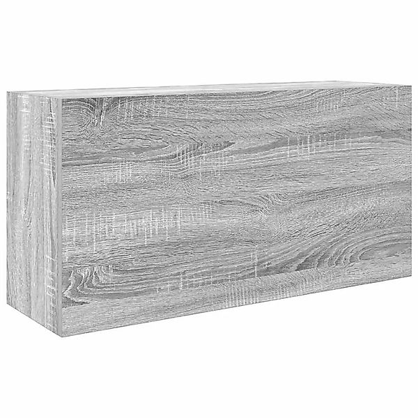 vidaXL Bad-Wandschrank Grau Sonoma 80x25x40 cm Holzwerkstoff 860090 günstig online kaufen