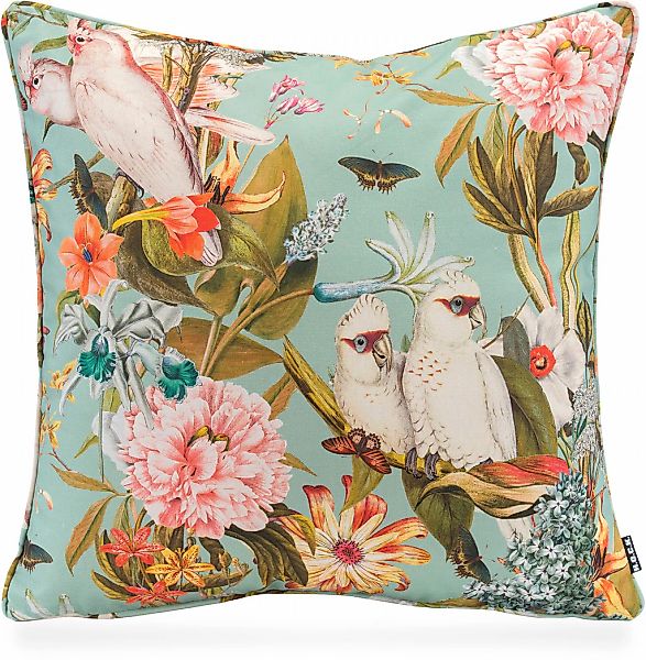H.O.C.K. Dekokissen "Botanic" tropische Muster, retro, inkl. Füllung, Bezug günstig online kaufen