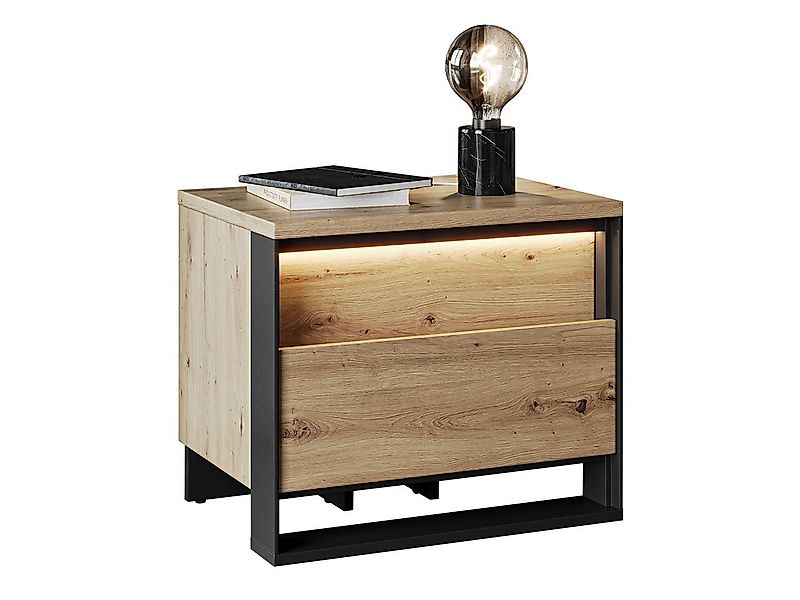 MIRJAN24 Nachttisch Quant QS-03 (2 Schubladen), gedämpftem Schließsystem, L günstig online kaufen