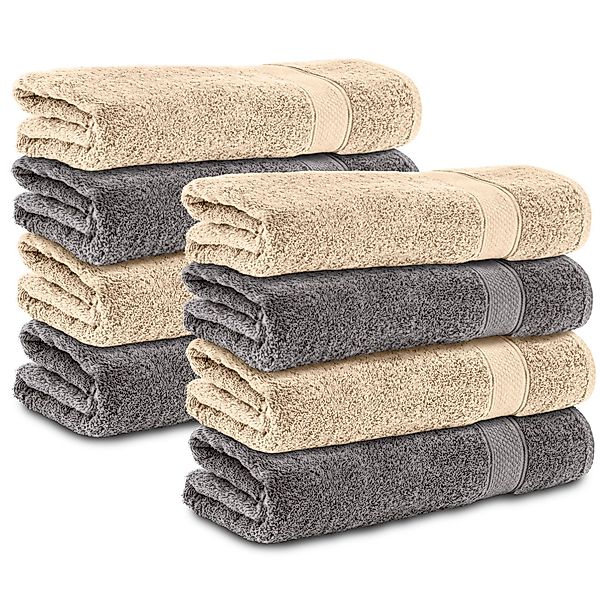 Komfortec Handtuch Set 50x100 cm aus günstig online kaufen