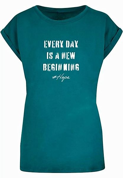 Merchcode T-Shirt Merchcode Damen Ladies Hope 2 Extended Shoulder Tee (1-tl günstig online kaufen