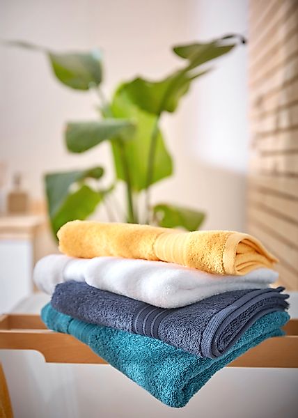 Dyckhoff Handtuch Set »Siena«, Set, 3 tlg., Frottier, mit Bordüre; 2 Handtü günstig online kaufen