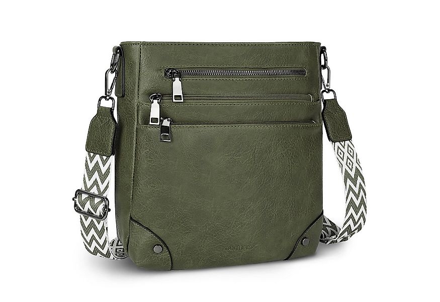 TAN.TOMI Umhängetasche Damen Mittelgroß Schultertasche Mehrere Taschen Cros günstig online kaufen