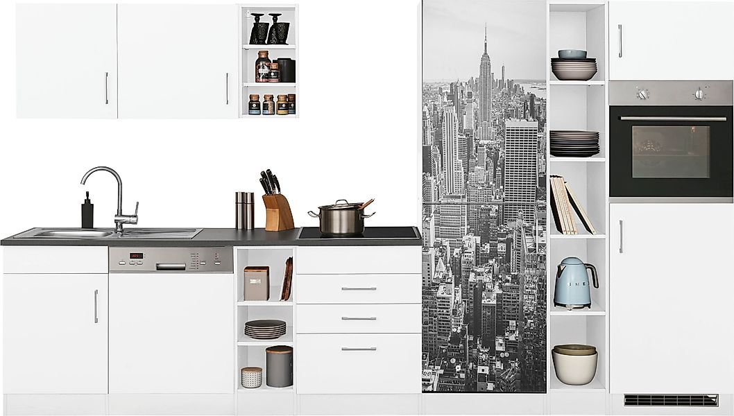 KOCHSTATION Küchenzeile »KS-Paris – Küchen mit einzigartigen Fotomotiven au günstig online kaufen