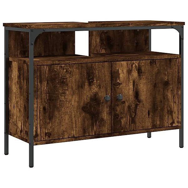 vidaXL Badezimmerspiegelschrank Waschbeckenunterschrank Sonoma-Eiche 80x30x günstig online kaufen