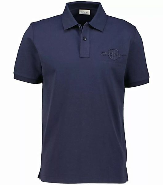 Gant Poloshirt Herren Poloshirt TONAL SHIELD Regular Fit Kurzarm (1-tlg) günstig online kaufen