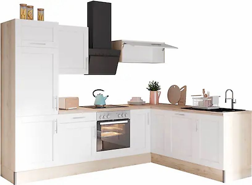 KOCHSTATION Küche »KS-Ahus«, 200 x 270 cm breit, wahlweise mit E-Geräten, S günstig online kaufen