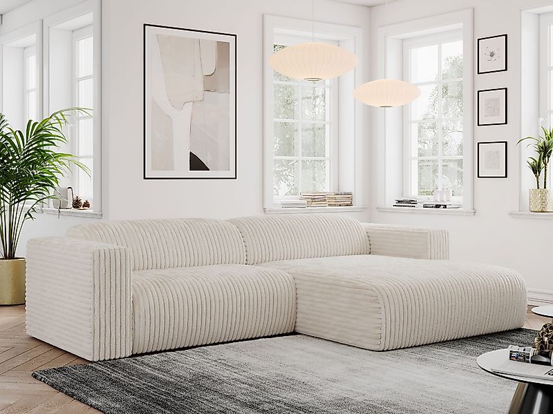 MKS MÖBEL Ecksofa PASADENA, Set, Wellenfedern, günstig online kaufen