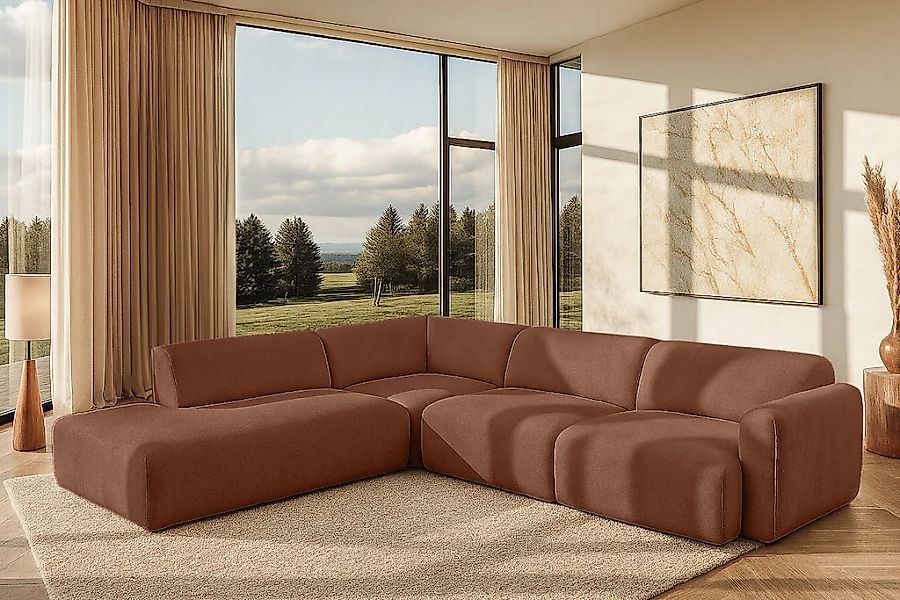 Home affaire Ecksofa "Myrland Wohnlandschaft" Breite 310 cm, L-Form, Chenil günstig online kaufen