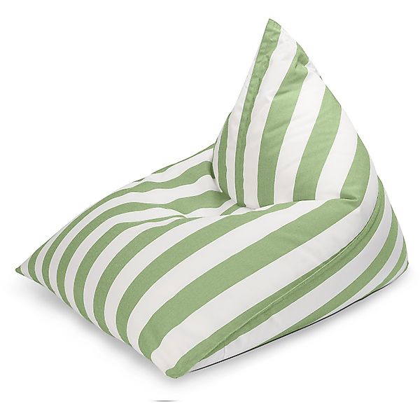 Sitting Point Sitzsack Calypso Santorin 300 l Grün Streifen-Muster günstig online kaufen